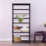 Casual Home Mission Style 5-Shelf Bookcase, Espresso Casual Home