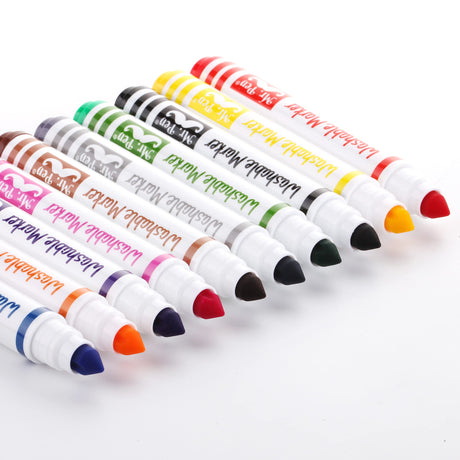 Mr. Pen- Washable Markers, 10 Pack, Assorted Colors, Broad Line, Kids Washable Markers Washable Markers for Kids markers, Fine Tip Markers, Color Markers, Washable Marker Sets, Kid Markers Mr. Pen