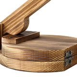 Wooden Tortilla Press, Corn Tortilla Presser Tool, Manual Mexican Tortillera Presser, Dumpling Wrapper Making for Kitchen, Round WoodArtSupply