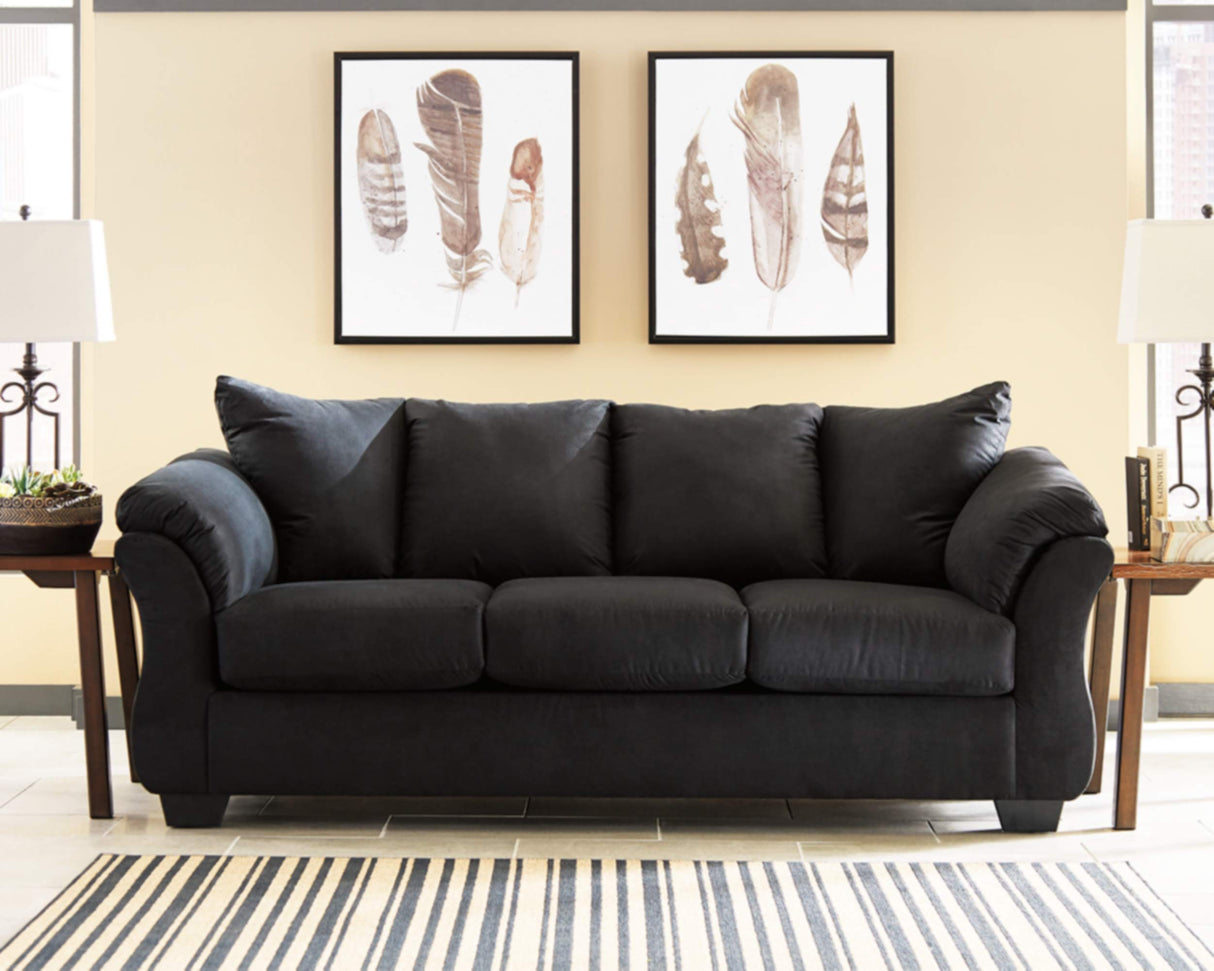 Signature Design by Ashley Darcy Classic Contemporary Sofa, Black Signature Design by Ashley