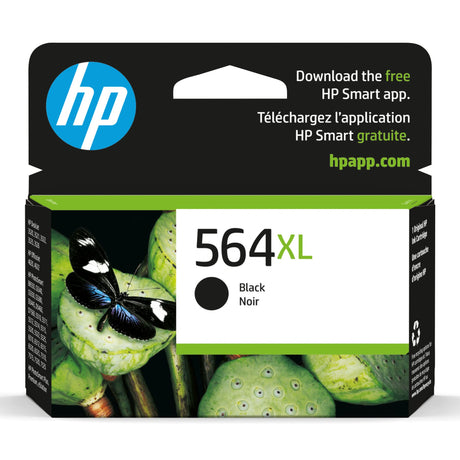 HP 564XL Black High-yield Ink | Works with DeskJet 3500; OfficeJet 4620; PhotoSmart B8550, C6300, D5400, D7560, 5510, 5520, 6510, 6520, 7510, 7520, Plus, Premium, eStation Series | CN684WN AM-TANK