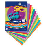 Tru-Ray Construction Paper, 10 Vibrant Colors, 9" x 12", 50 Sheets Tru-Ray