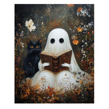 Reivworl Halloween Paint by Numbers Kit for Adults Beginners, Ghost Paint by Numbers, Adult Paint by Number Kits for Gifts and Home Wall Decor 16x20 Inch Reivworl