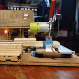 WQV Mini Miter Saw, 775 Motor Cut Off Mini Chop Saw, 4 inch Circular Saw with Angle Adjustable Vise & 3 Blades for Craftsman DIY Crafts Hobby PVC Metal Wood Cutting, Adjustable Speed WQV