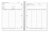 BookFactory Corporate Minutes Book/Business Minutes Journal/Board Meeting Minutes LogBook - Wire-O, 100 Pages 8.5" X 11” (LOG-100-7CW-PP(Minutes)) BookFactory