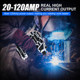 Portable Electric Welding Machine, Upgraded 110V ARC Welder, 20-120A, IGBT Inverter, 6 Variable Currents, Welding Tool for 3/32"-1/8" Rod. Perfect Gift for DIY, Repairs, Metal Fabrication, Automotive Cobowo