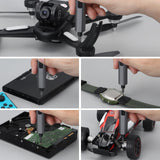 SHARDEN Mini Electric Screwdriver,29 in 1 Small Electric Screwdriver Kit with 24 Magnetic Bits,Precision Screwdriver Cordless Repair Tool for Phone Camera Laptop Watch Sharden