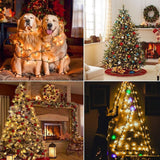 Christmas LED String Lights 82FT 1000 LEDs Christmas Tree Decoration Lights - Outdoor Waterproof Christmas Twinkle Fairy Lights for Garden Patio Xmas Wedding Party Holiday - Warm White Novtech