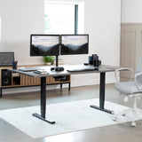 VIVO Universal 71 x 36 inch Table Top for Standard and Sit to Stand Height Adjustable Home and Office Desk Frames, Dark Gray Extra-Wide Desktop, DESK-TOP72-36G VIVO