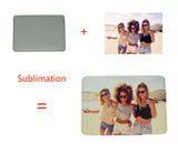 Sublimate Wallet Ultra-thin Card bag Women's wallets Blank Leather Front Pocket Wallet DIY Crafts (Black) WoodArtSupply