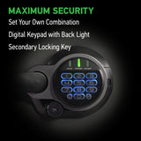 SentrySafe Fireproof and Waterproof Gray Steel Home Safe with Digital Keypad Lock, Floor Safe with Interior Lighting Secures Money, Documents, 2.05 Cubic Feet, SFW205GQC SentrySafe