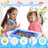 Magic Gel Water Elf Toy Kit, Squishy Making Kit for Kids with 20PCS Aqua Fairy Water Gels & Animal Mold, Gift for Christmas, Easter, Birthday, New Year, Creative Art Craft Girls 3-9 Year Old (60ml) Nicella