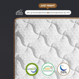 Full Mattress 14 Inch, Cooling Hybrid Bed in a Box, Individual Pocket Springs, Motion Isolation, Targeted Hip/Shoulder/Lumbar Support, Fiberglass-Free, Ergonomic Zones, 365-Night Trial, CertiPUR-US FP FLEXPEDIC