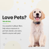 2 Pack FLT4825 True HEPA Filter B Replacement with Activated Carbon Pre-Filters Compatible with Guardian Air Purifier AC4825 AC4300 AC4800 AC4900 AC4850 isinlive