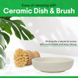 Wooden Kitchen Utensil Set - Teak Wood Cooking Utensil Sets Include Wooden Utensil Holder, Wooden Spatula, Spaghetti Spoon, Cleaning Brush & More - Durable Heat Resistant Wood Utensils Set for Cooking Northbend