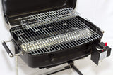 Flame King - YSNHT500 RV Or Trailer Mounted BBQ - Motorhome Gas Grill - 214 Sq Inch Cooking Surface - Adjustable Flame Controller, Black Flame King