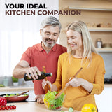 Wooden Spatula for Cooking, Premium Teak Wood Spatula, NonStick Kitchen Utensils Set of 4 Contain Paddle, Turner Spatula, Slotted Spatula and Wood Scraper AIUHI