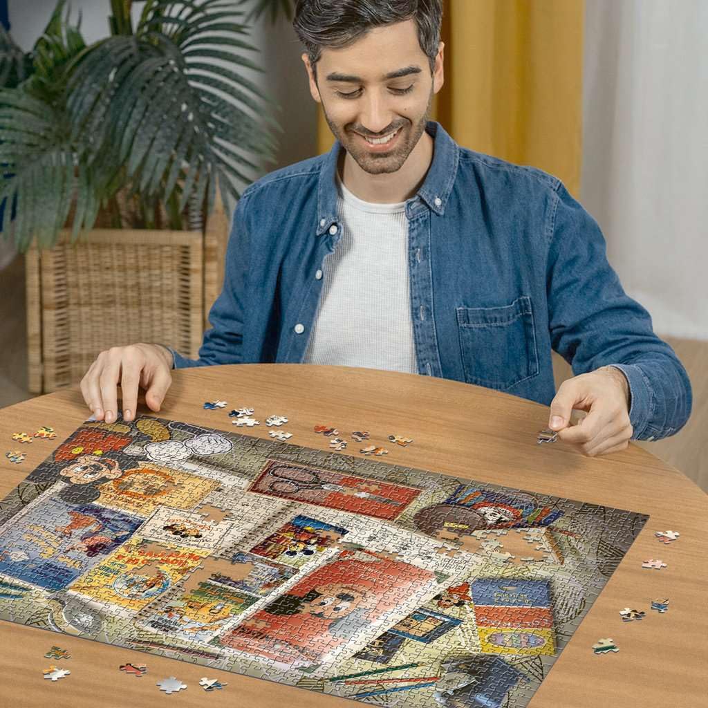 Ravensburger 1950 Mickey Moments 1000 Piece Jigsaw Puzzle | Unique and Engaging Jigsaw | Softclick Technology Ideal Gift for Puzzle Enthusiasts and Disney Fans