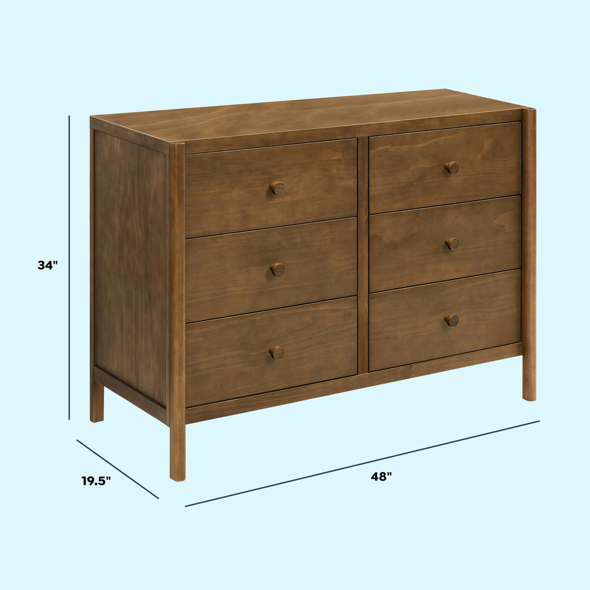 Davinci Birdie 6-Drawer Dresser DaVinci