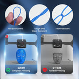 SUNLU TPU Filament 1.75mm Flexible 3D Printer Filament 1KG, 95A Soft 3D Printing Filament fit Most FDM 3D Printers, Dimensional Accuracy +/- 0.03mm, 95A Flexible Filament TPU, 1kg (2.2lbs), Black SUNLU