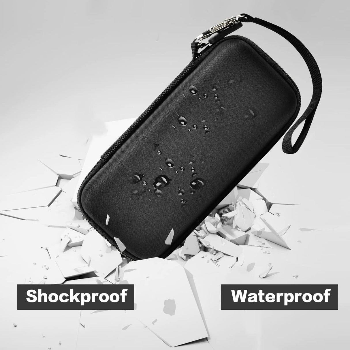 ANKHOH Case Compatible with 3Doodler Start+ Essentials (2023) for 3D Pen Set for Kids, Storage Organizer Holder for Printing Filament Refill and Micro-USB Charger, Black (Box Only) ANKHOH