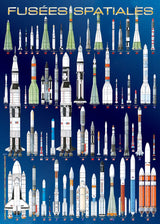 EuroGraphics International Space Rockets Puzzle (1000-Piece) (6000-1015) EuroGraphics
