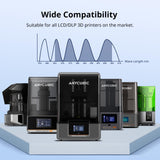 ANYCUBIC 3D Printer Resin, Water Washable Resin 2.0, No Need Extra Alcohol and Easy to Clean, Fast Curing, Low Odor, Wide Compatibility for All LCD Resin 3D Printers (Clear, 1kg) ANYCUBIC