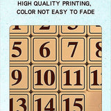 LiangCuber QY Toys 5x5 Klotski Puzzle Magnetic Sliding Number Puzzle ABS Brain Teasers Toy Tangram Jigsaw Intelligence (24-Digit Version) LiangCuber