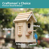 Wooden Bird House Kit,Birdhouse Kits for Adults to Build,Bird Houses for Outside,Woodworking Adult Crafts & DIY Bird House XDYGHH
