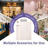 BFECGDXT Small Reception Desk with Counter, Modern L-Shaped Front Desk with Lockable Drawer, Retail Counter for Salon, Clothing Beauty, Left Corner 39.4in BFECGDXT