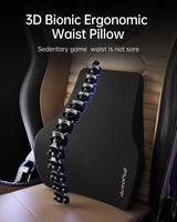 AutoFull Gaming Chair, Racing Style Gaming Chair with Ergonomic Lumbar Support,Adjustable High Back PU Leather PC Chair with Footrest,Brown AutoFull