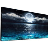 JATOK Large Diamond Painting Kits for Adults (31.5 x 15.7 inch) DIY 5D Sea Moon Full Round Drill Crystal Rhinestone Embroidery Pictures Arts Paint by Number Diamond Art Kits for Home Wall Decor JATOK