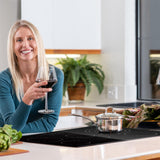 VEVOR Built in Electric Stove Top, 30 inch 5 Burners, 240V Glass Radiant Cooktop with Sensor Touch Control, Timer & Child Lock Included, 9 Power Levels for Simmer Steam Slow Cook Fry VEVOR