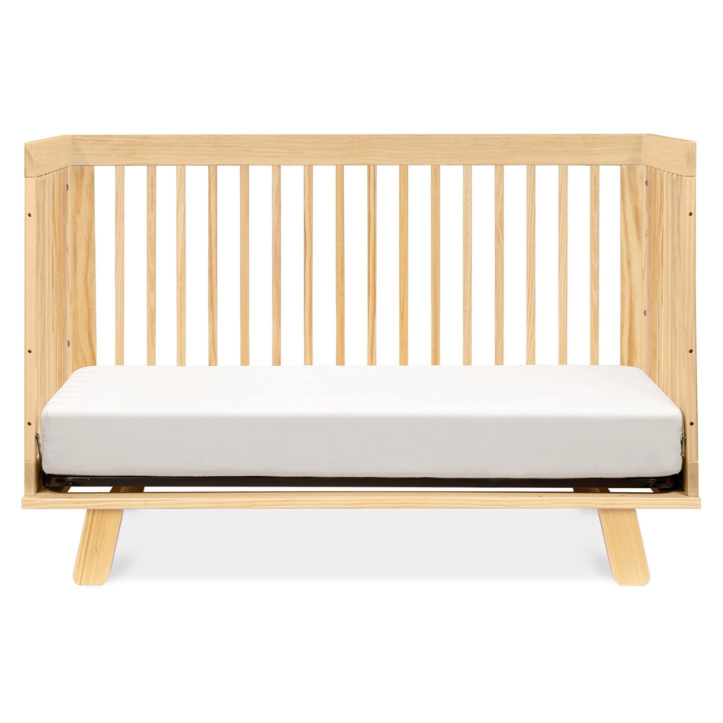 Babyletto Hudson 3-in-1 Convertible Baby Crib with Toddler Bed & Daybed Conversion - Easy to Assemble - GREENGUARD Gold Certified w/ 4 Adjustable Mattress Heights - Natural