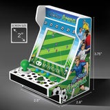 MY ARCADE All-Star Arena Pico Player- 3.75" Fully Playable Portable Tiny Arcade Machine with 107 Retro Games, 2" Screen Color Display, Battery Powered,White My Arcade