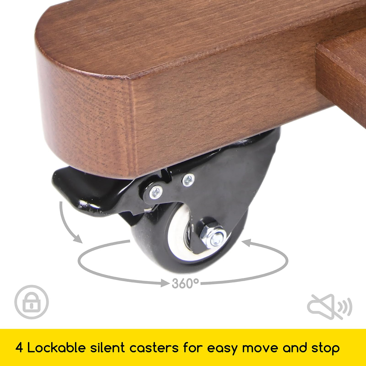 MEEDEN Extra Large H-Frame Studio Easel - Solid Beech Wooden Artist Professional Heavy-Duty Easel, Painting Art Easel Stand with 4 Premium Locking Silent Caster Wheels, Hold Max 82", Walnut MEEDEN