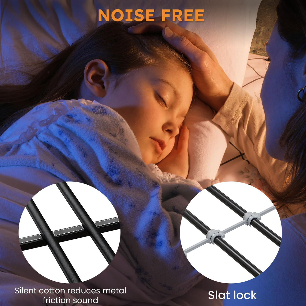 Zevemomo Twin Over Full Bunk Bed with Trundle, Metal Triple Bunk Bed with Full Length Protect 2 Side Ladders Bed Frame for Boys Girls Adults, No Box Spring Needed, Black Zevemomo