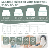 WINKAURA Mattress Protector California King Size Fits 9-12" Deep, Waterproof Zippered Mattress Encasement Cover with Premium Breathable Soft Terry Cloth Top for Cal King Size Bed WINKAURA