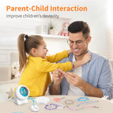 Winartton Clay Bead Spinner - Bead Spinner with 2 Reinforced Needles, Electric Bead Spinner for Friendship Bracelet, Bracelet Spinner, Clay Bead Maker, Bracelet Making Kit Winartton