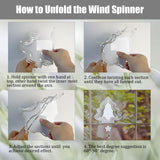 WindMage 4Pack 8inch Sublimation Wind Spinner Blanks 3D Aluminum Metal Wind Sculpture Kinetic Spinners for Yard and Garden Indoor Art Sublimation Christmas Ornament Hanging Decoration (Xmas Tree) WindMage