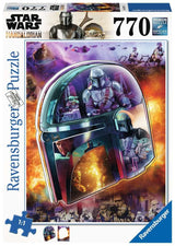 Ravensburger Star Wars The Mandalorian: Helmet 770 Piece Large Format Jigsaw Puzzle for Adults - 16917 - Every Piece is Unique, Softclick Technology Means Pieces Fit Together Perfectly Ravensburger