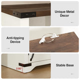 Vabches 5 Tier Bookcase with Doors Set of 2, 67” Tall Farmhouse Bookshelf with Storage Cabinet, Adjustable Shelves & Barn Door, Narrow Wooden Book Shelf for Living Room, Office, Antique White Vabches