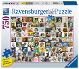 Ravensburger 99 Lovable Dogs | 750 Piece Large Format Jigsaw Puzzle for All Ages | Unique Pieces with Softclick Technology | Vibrant, Glare-Free, and Durable Ravensburger