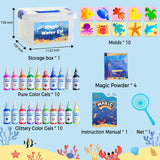 Magic Water Elf Toy Kit - 20 Magic Gels Aqua Water Fairy Pets - DIY Squishy Maker Toys - Creative Art Crafts Kits for Kids Activities - Birthday Gifts for Girls Boys Ages 6 7 8 9 10 Years Old MINISENTIALS