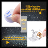 Junkin 18 Pieces Sublimation Rhinestone Wing Bezel Pendant Trays Set Including 6 Double Sided Rhinestone Trays Pendant Charms with 12 Sublimation Blank Discs for Jewelry Making (Gold, Silve) Junkin