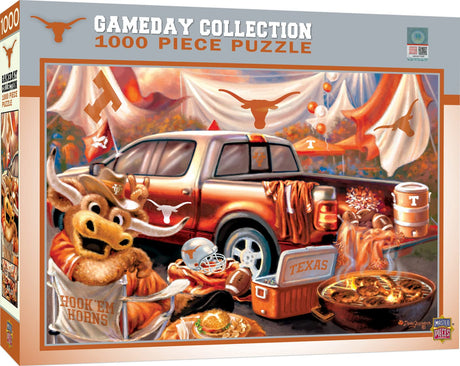 Masterpieces NCAA Gameday Puzzles Collection - Texas NCAA Gameday Collection 1000 Piece Jigsaw Puzzle Masterpieces