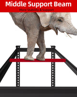 PrimeZone 36" x 16" x 72" Heavy Duty Storage Shelves - 5 Tier Adjustable Garage Storage Shelving, Metal Storage Utility Rack Shelf Unit for Warehouse Pantry Closet Kitchen, Black PrimeZone