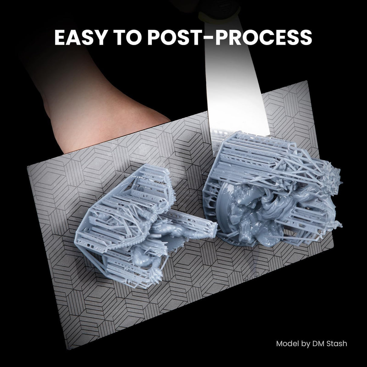 ELEGOO Standard Photopolymer Resin LCD UV-Curing Resin 405nm 3D Printer Resin for Mars Saturn Jupiter MSLA DLP LCD 3D Printing Grey 1000g ELEGOO