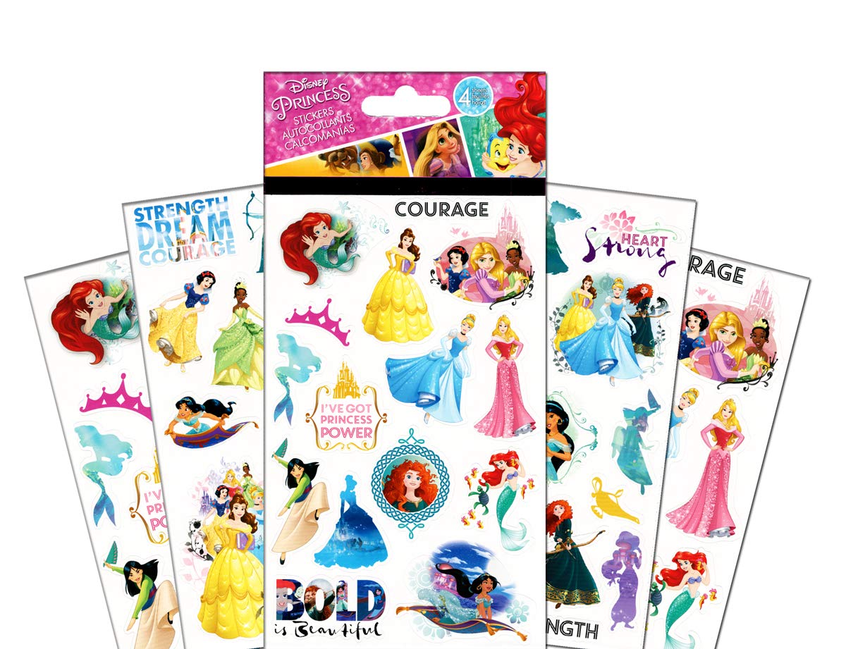 Classic Princess Magic Ink Coloring Super Set - 3 Books Featuring Disney Princesses, Frozen, and Raya The Last Dragon with Invisible Pens, Stickers Disney