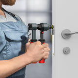 TOLRET Rivet Nut Tool Rivet Nut Kit, Rivnut Tool Kit with 10 Metric and SAE Mandrels, 100 Pcs Rivet Nuts Assortment Kit, Professional Ratchet Nutsert Tool Kit with Rugged Carrying Case, TR21 TOLRET